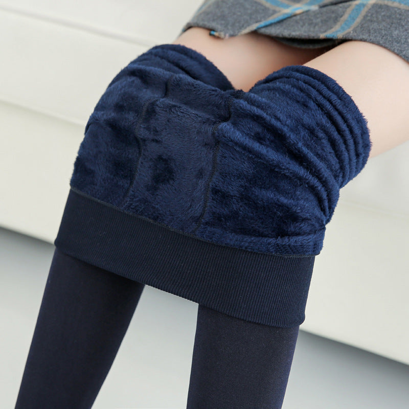 Fashionable Warm Fur Leggings Winter Body Legs Keep Warm
