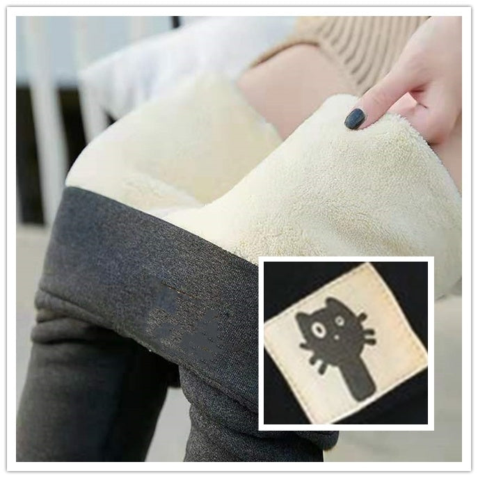 Women's lamb wool leggings
