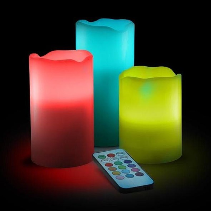 Luma Candles Real Wax Flameless Candles (3pcs/set)
