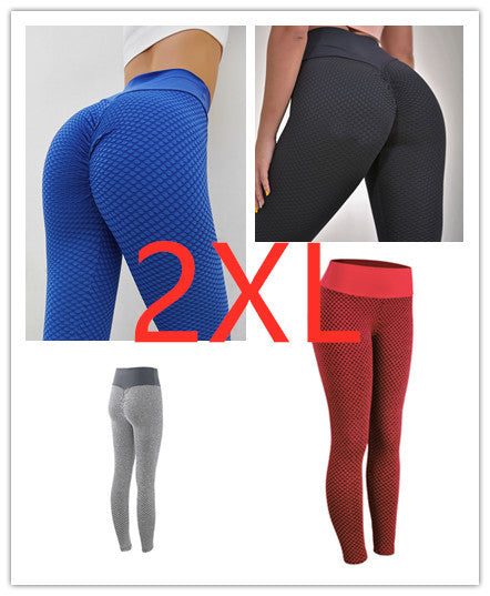 Plaid Leggings Fitness Yoga Pants Women's Seamless High Waist Breathable Gym Leggings
