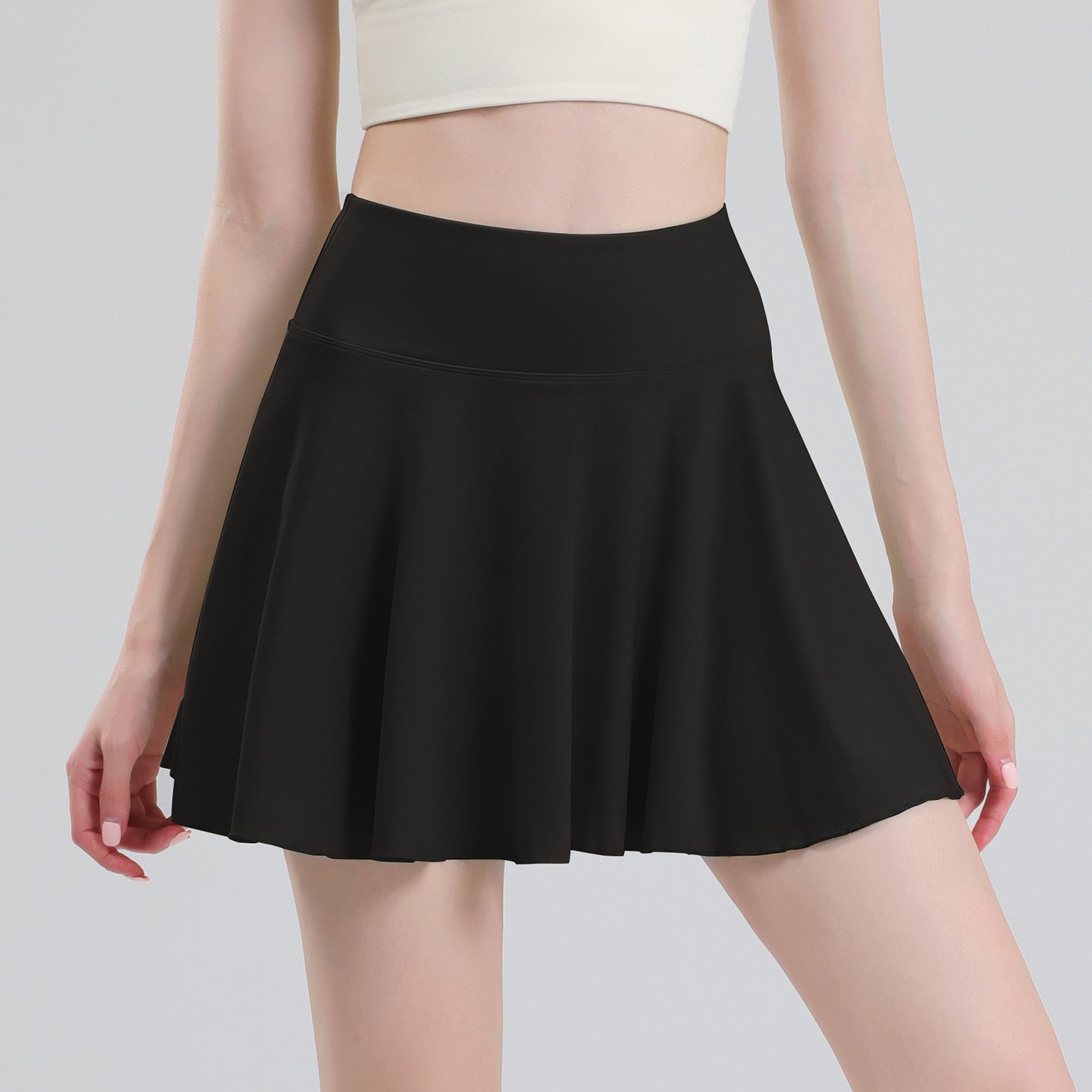 Tennis Skirt Female Yoga White Badminton Pleated
