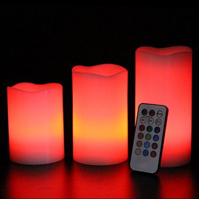 Luma Candles Real Wax Flameless Candles (3pcs/set)
