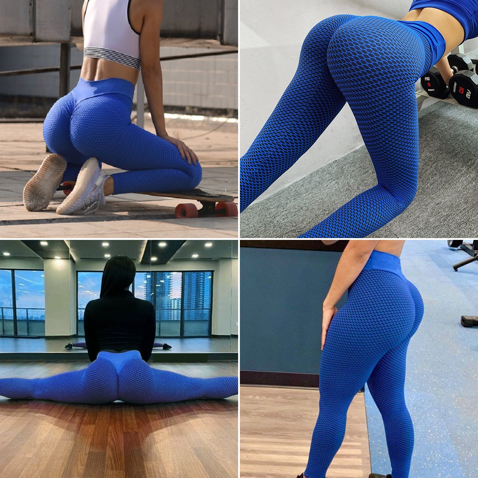 TIK Tok Leggings Women Butt Lifting Workout Tights Plus Size Sports High Waist Yoga Pants
