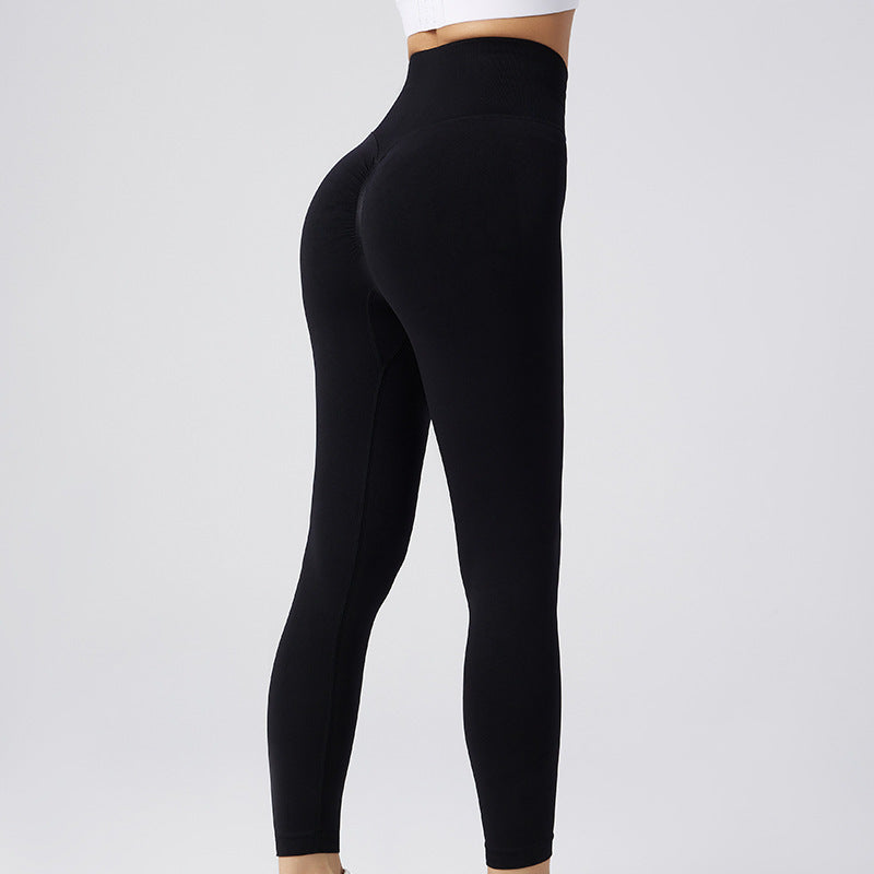 Seamless Leggings Yoga Pants Tummy Control Workout Running Yoga Leggings For Women
