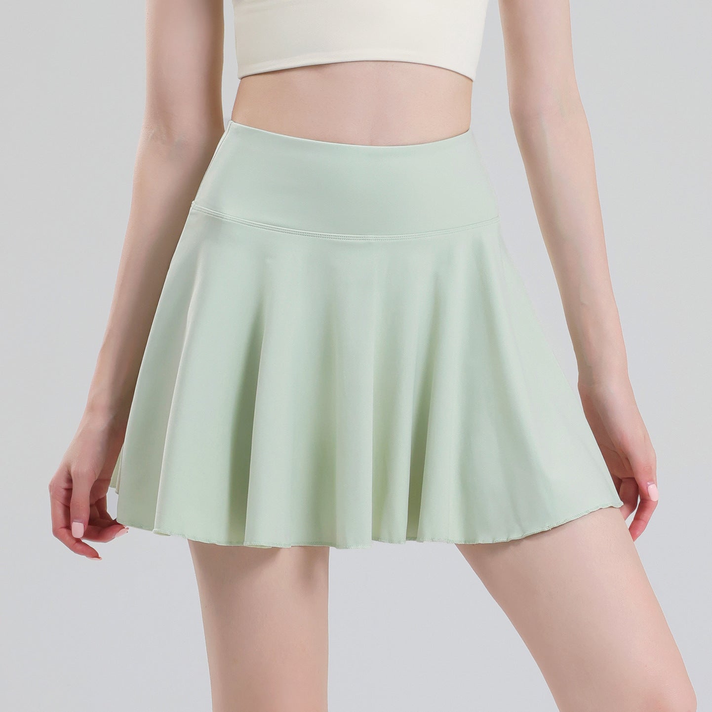 Tennis Skirt Female Yoga White Badminton Pleated
