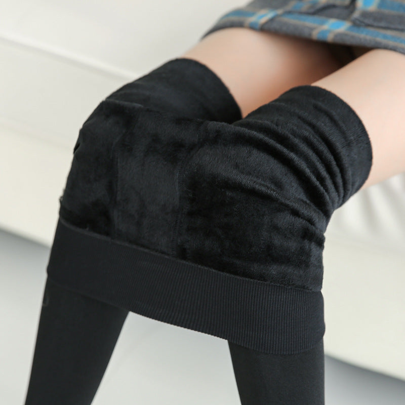 Fashionable Warm Fur Leggings Winter Body Legs Keep Warm
