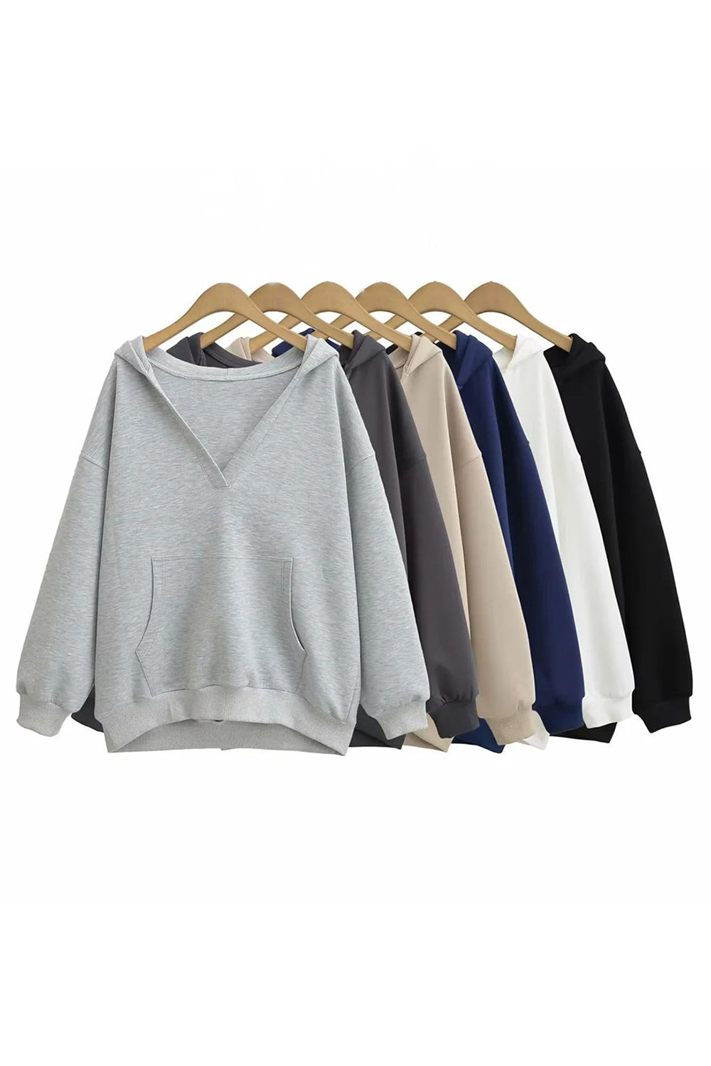 Basic Bae Air Scuba Kangaroo Pocket Long Sleeve Hoodie
