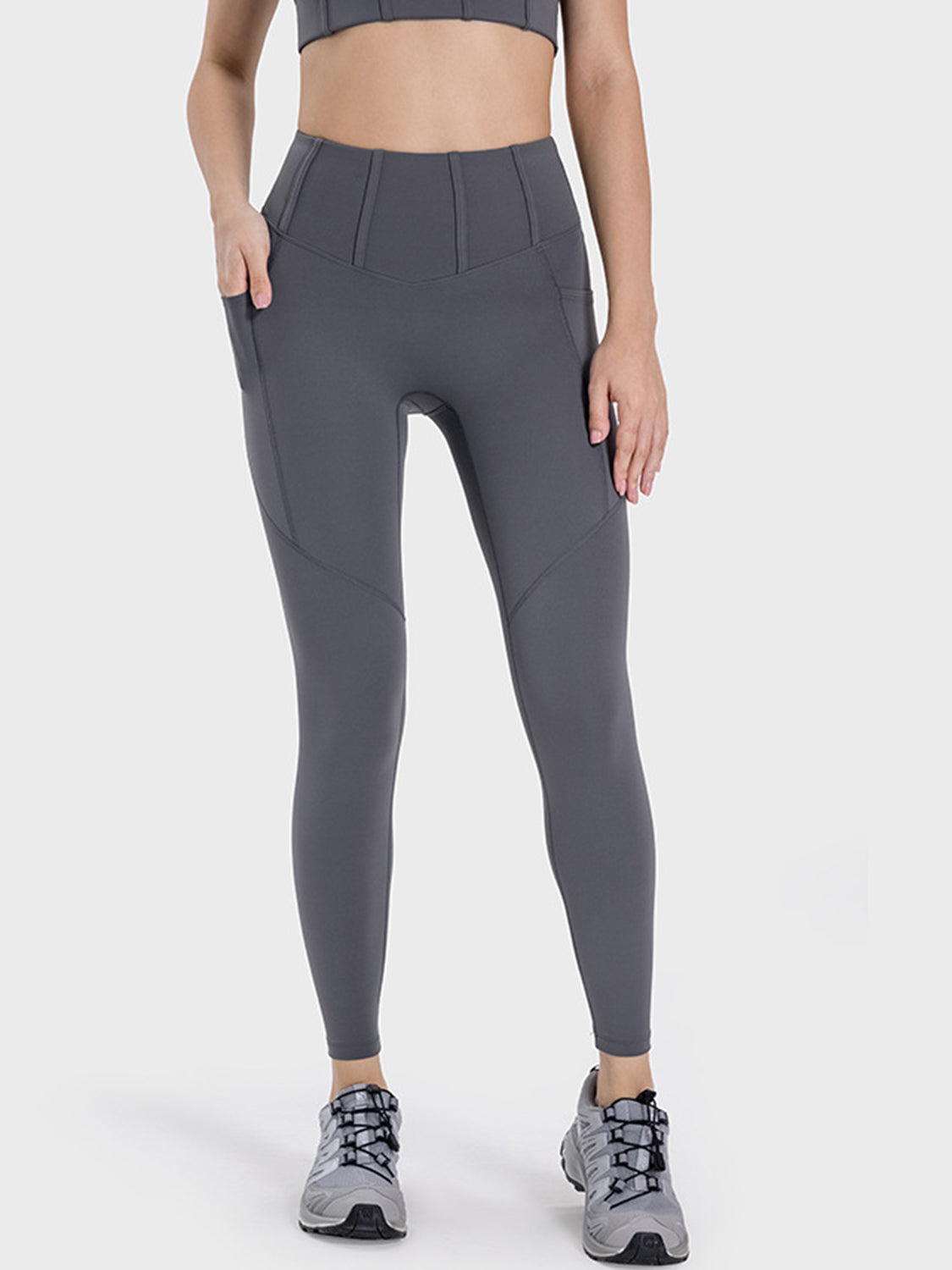 Millennia Pocketed High Waist Active Leggings
