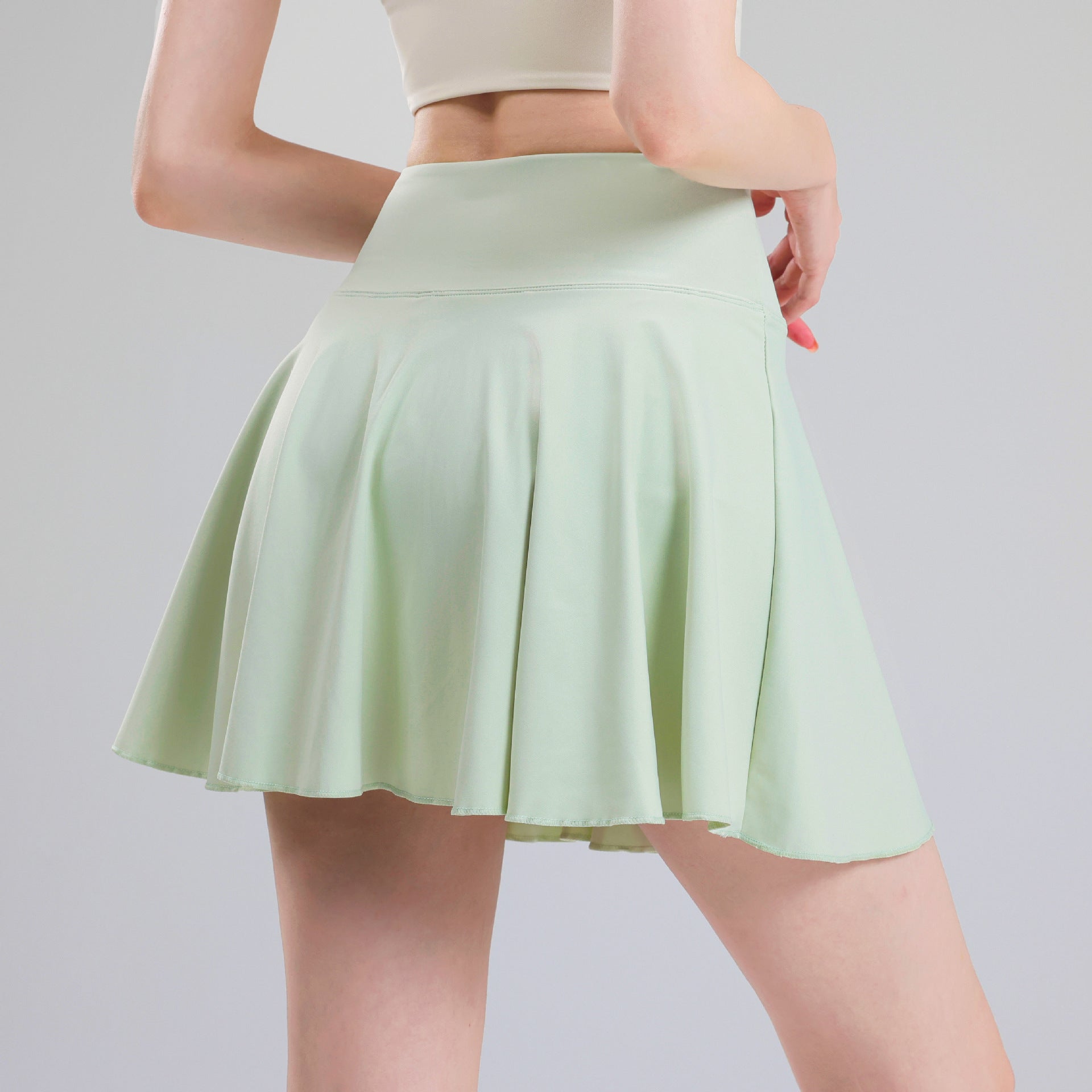 Tennis Skirt Female Yoga White Badminton Pleated
