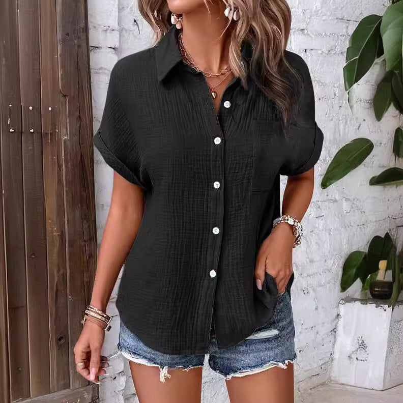 Women's Champray Batwing Sleeve Button Shirt
